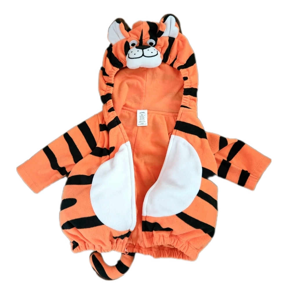 Carter's Fleece Tiger Costume 3-6 months, Halloween Costume - Pre-owned